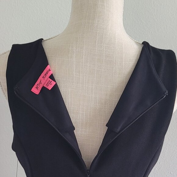 NWT Black/Onyx Betsy Johnson Dress Size 10 - Picture 8 of 13